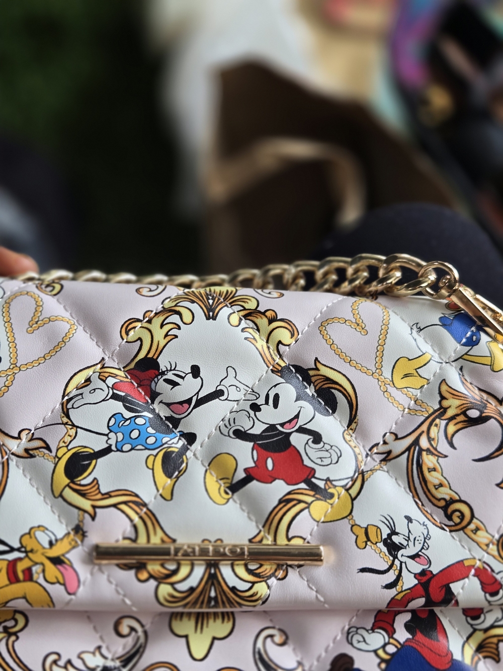 Disney x ALDO 100th Anniversary Pink Crossbody Bag - Mickey & Friends (No Pouch) - Picture 3 of 5